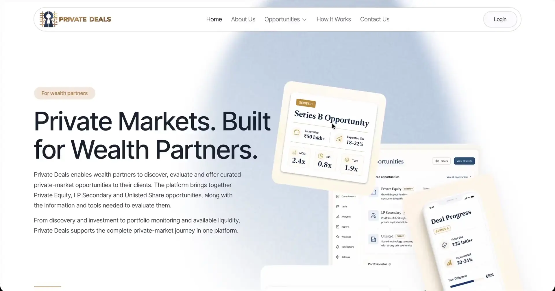 Private Deals official product homepage